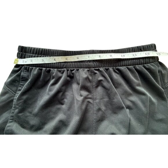 Adidas Youth XL 18/20 Black Athletic Shorts With White Stripes - Picture 8 of 16